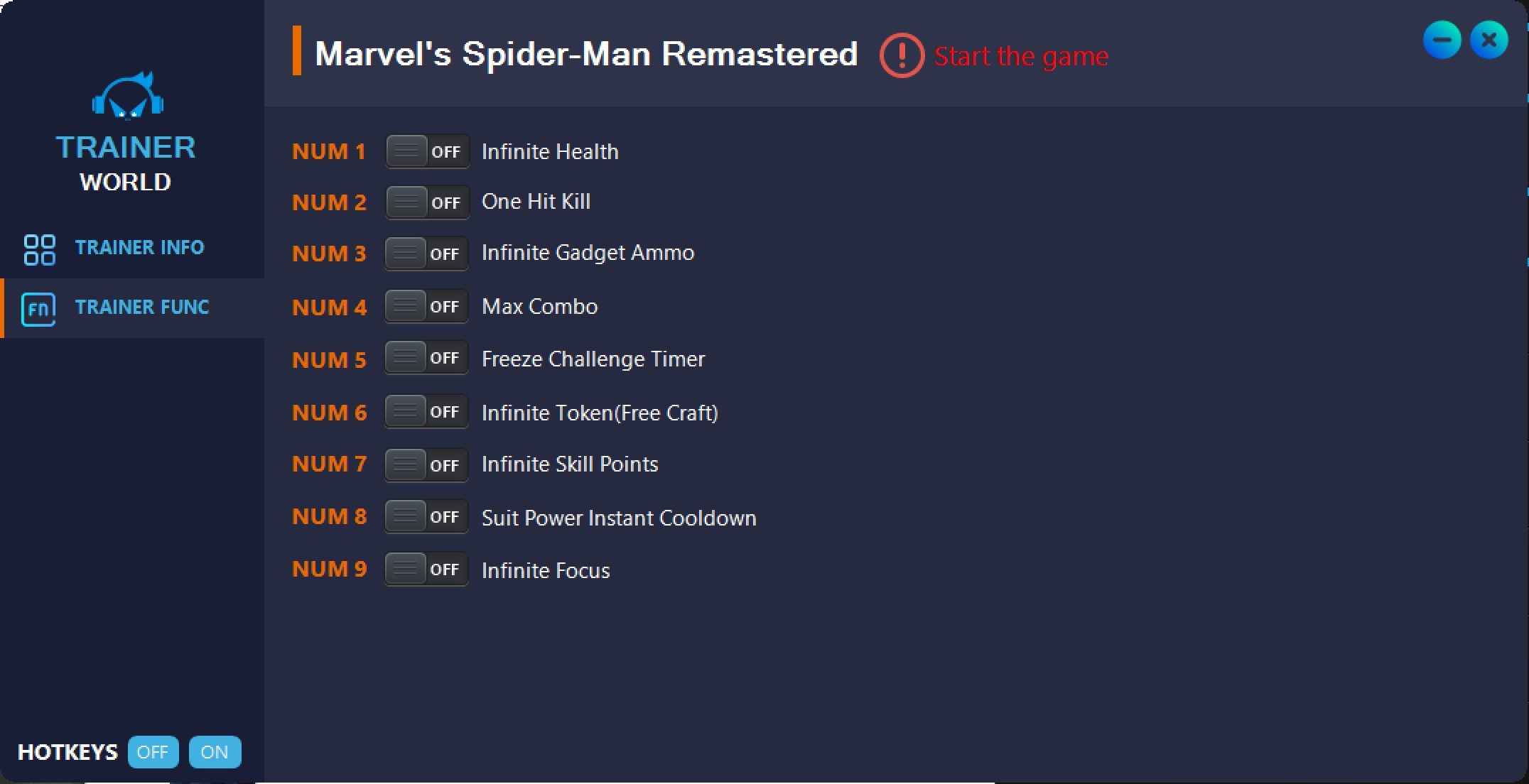 Marvel's Spider-Man Remastered v1.907.1.0 Trainer +9