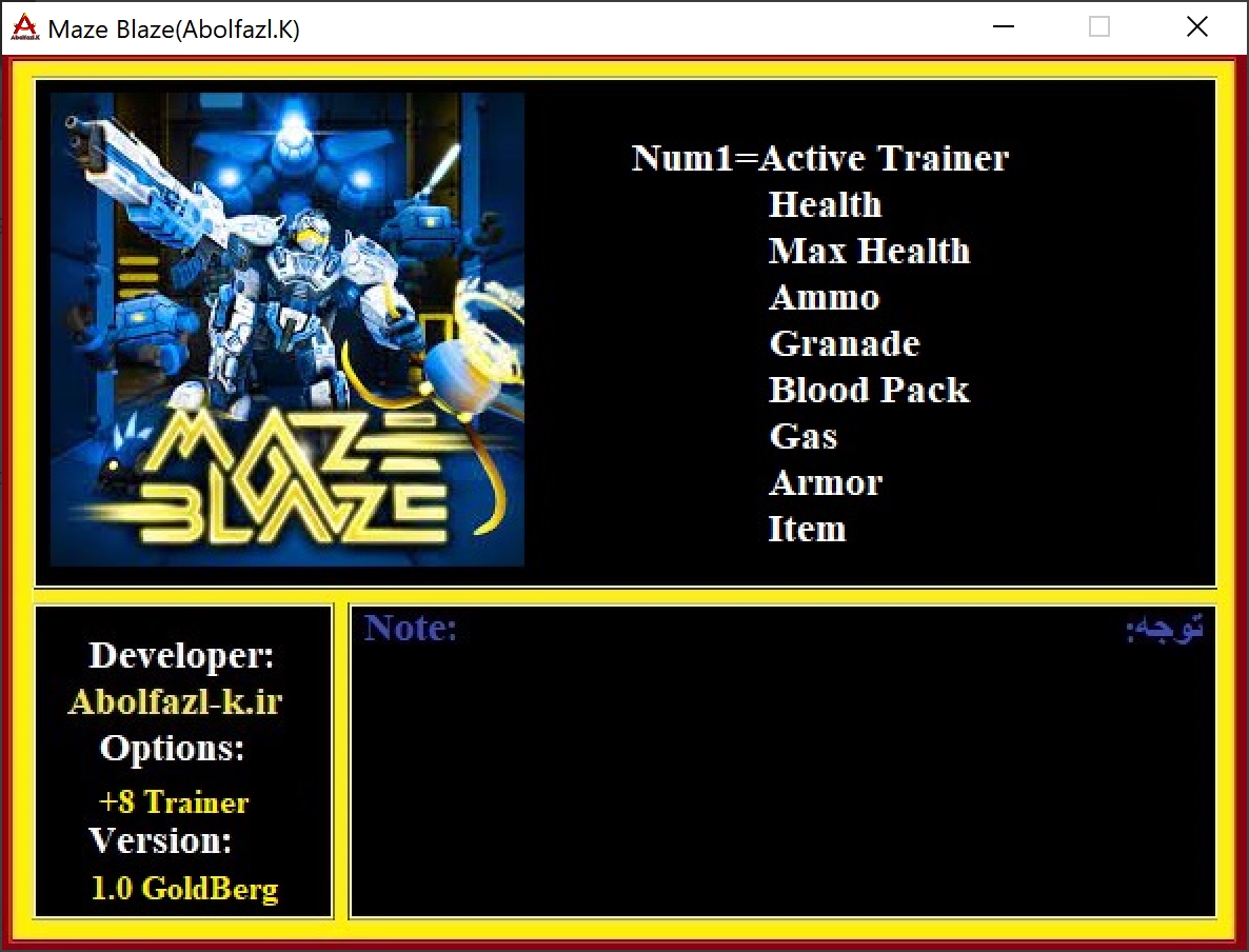 Maze Blaze Trainer +8