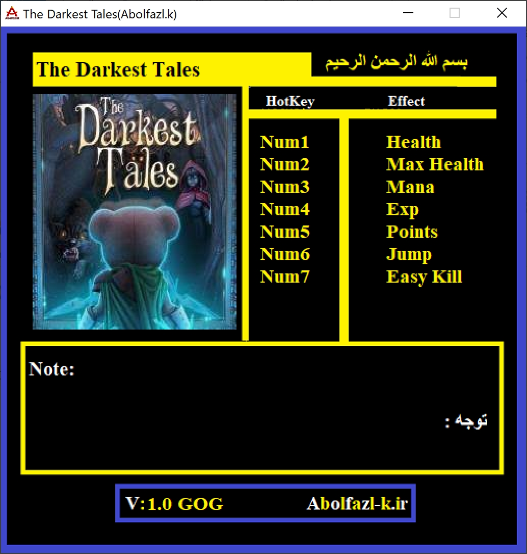 The Darkest Tales Trainer +7