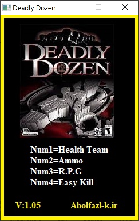 Deadly Dozen v1.05 Trainer +4