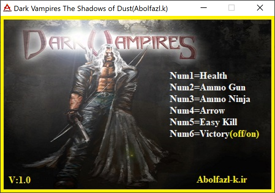 Dark Vampires: The Shadows of Dust Trainer +6