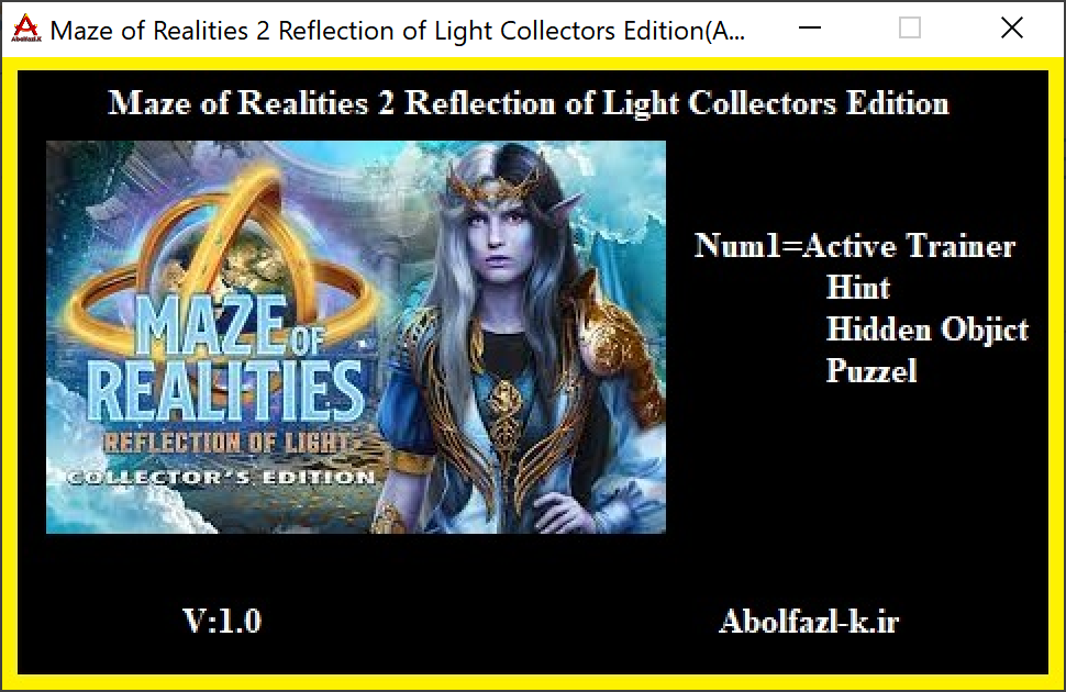 Maze Of Realities: Reflection Of Light Collector's Edition Trainer +3