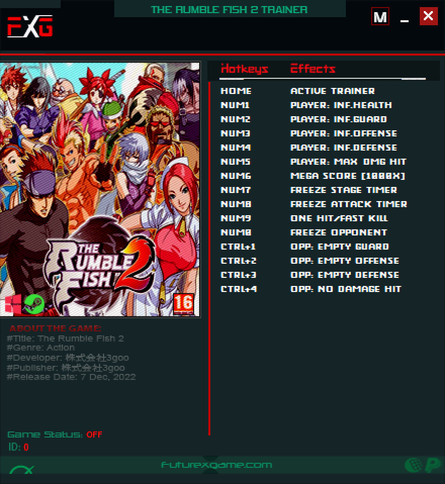 The Rumble Fish 2 v07.12.2022 Trainer +14