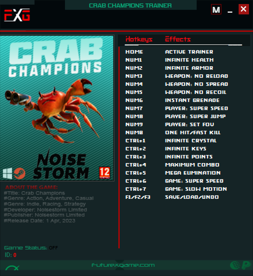 Crab Champions v1751 Trainer +18