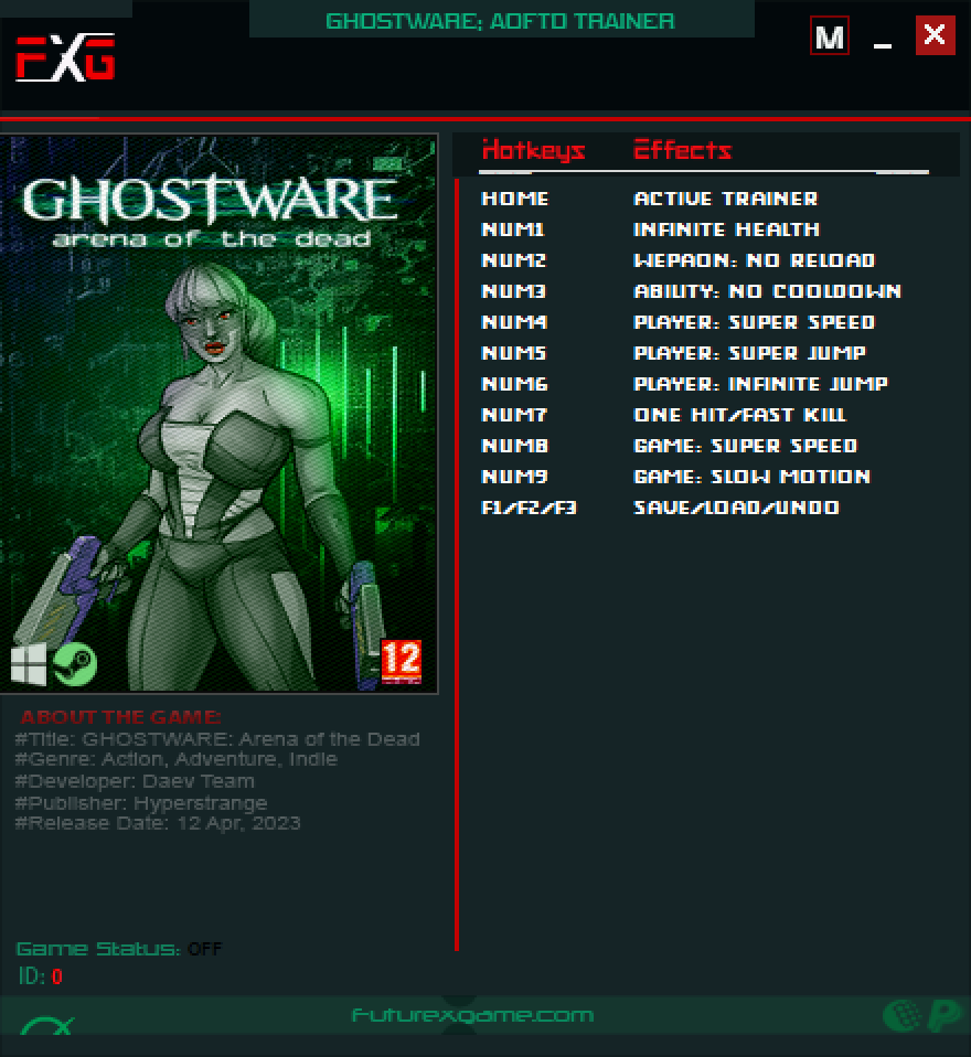 GHOSTWARE: Arena of the Dead v12.04.2023 Trainer +10