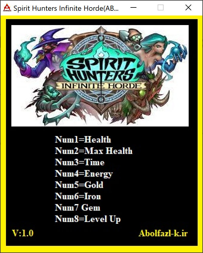 Spirit Hunters: Infinite Horde Trainer +8