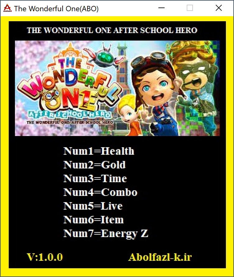 The Wonderful One: After School Hero Trainer +7