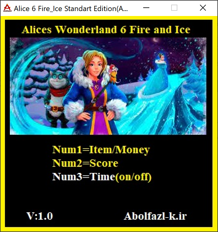 Alice's Wonderland 6: Fire and Ice Trainer +3