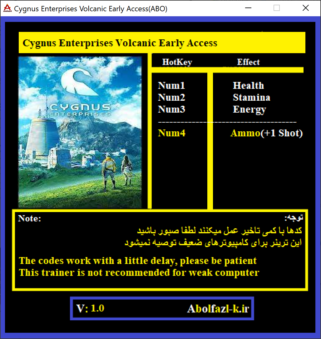 Cygnus Enterprises Trainer +4