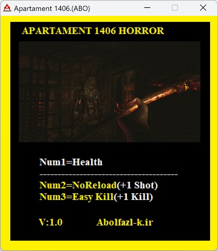 Apartament 1406: Horror Trainer +3