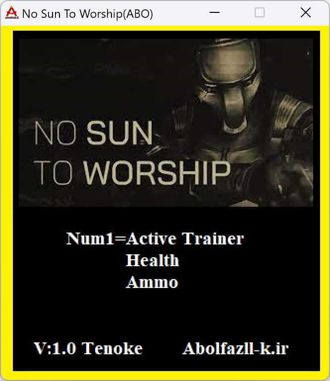 No Sun To Worship Trainer +2