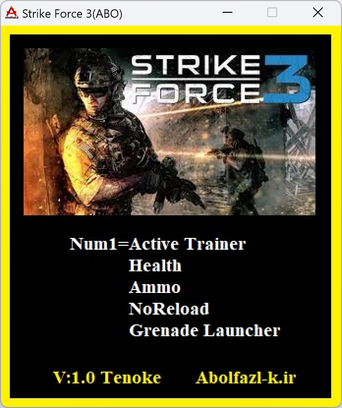 Strike Force 3 Trainer +4