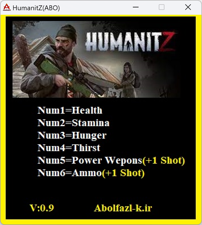 HumanitZ V0.9 Trainer +6