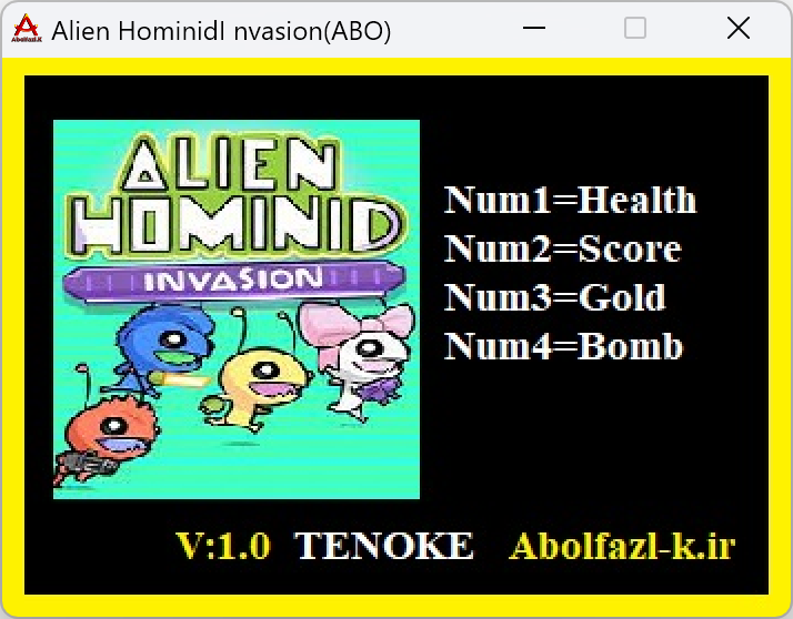 Alien Hominid Invasion Trainer +4