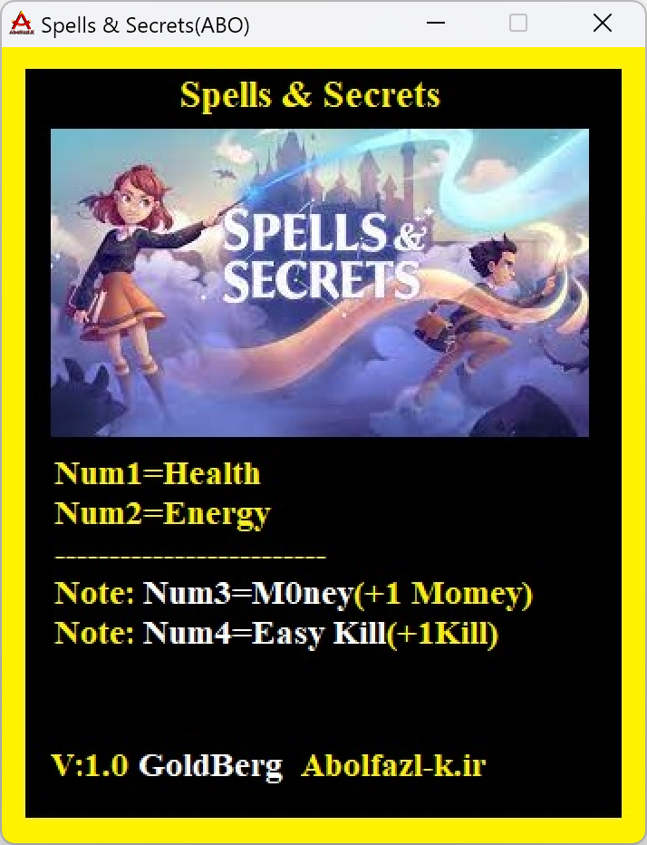 Spells & Secrets Trainer +4