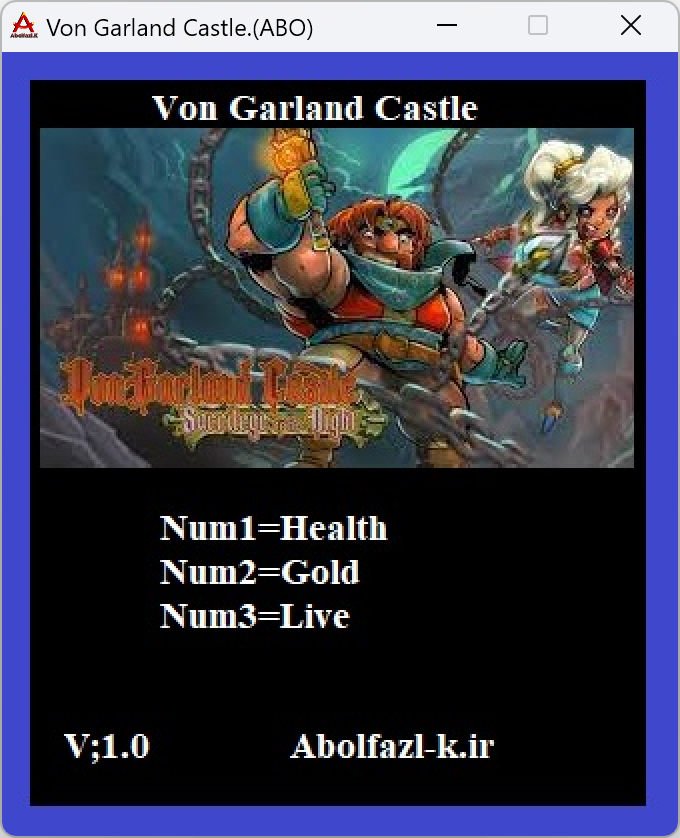 VonGarland Castle : Sacrilege of the Night Trainer +3