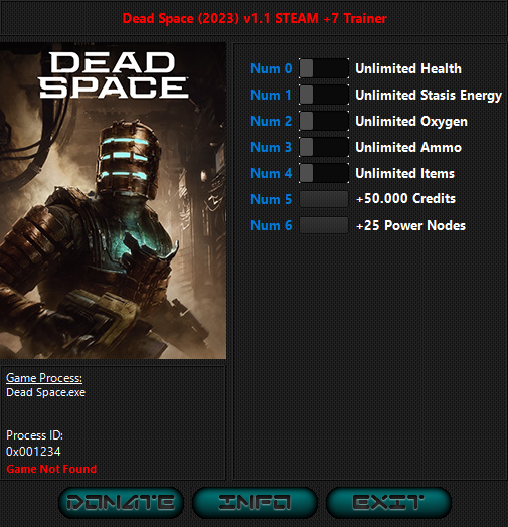 Dead Space v1.1 Trainer +7