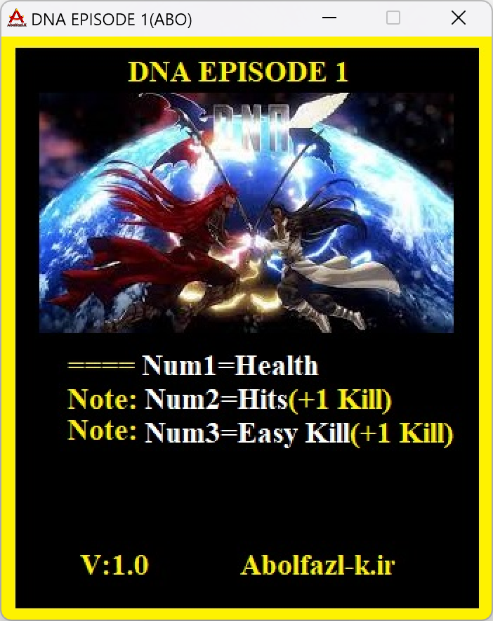 DNA: Episode 1 Trainer +3