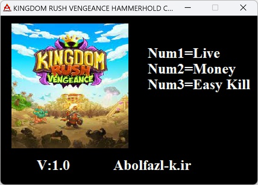 Kingdom Rush Vengeance - Hammerhold Campaign Trainer +3