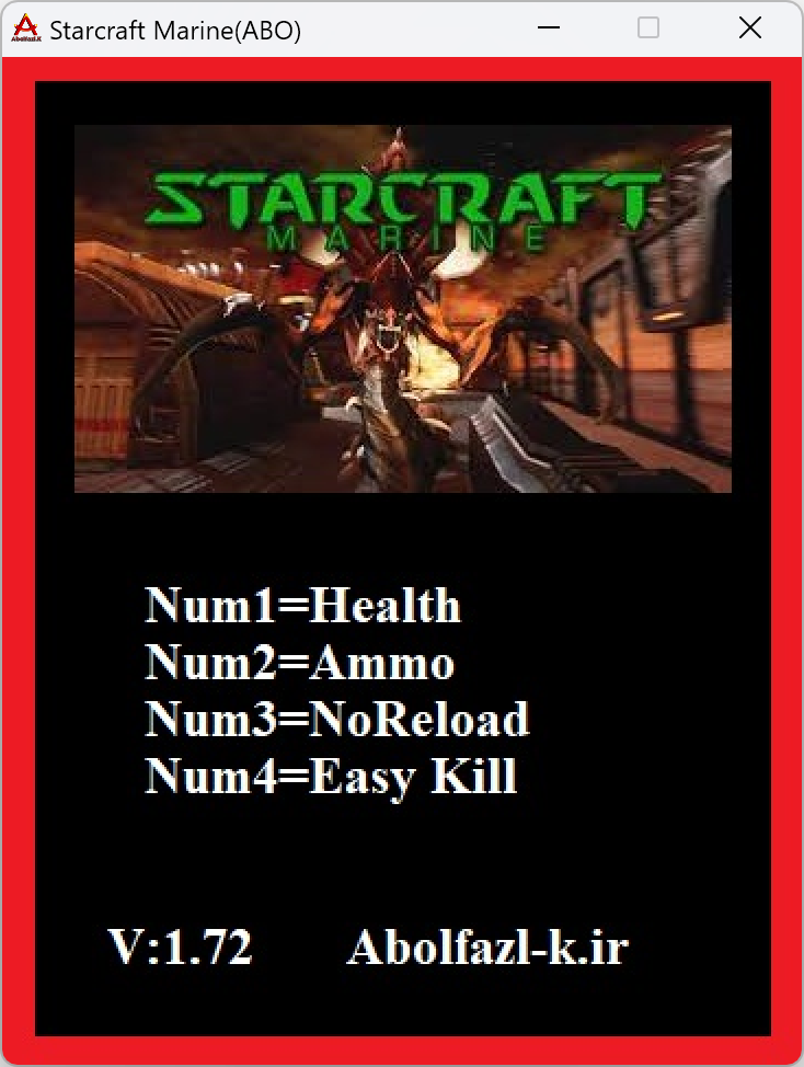StarCraft: Marine v1.72 Trainer +4