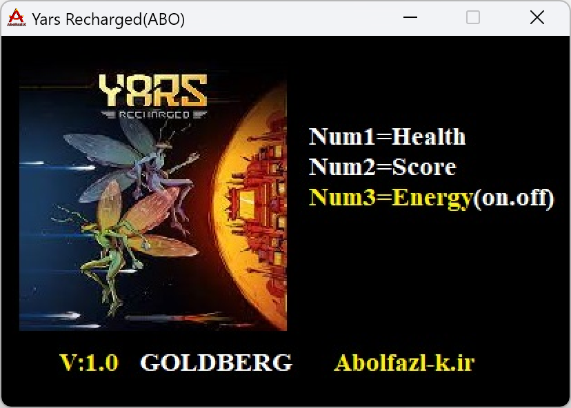 Yars: Recharged Trainer +3