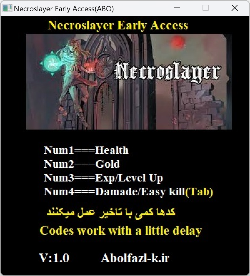 Necroslayer Trainer +4