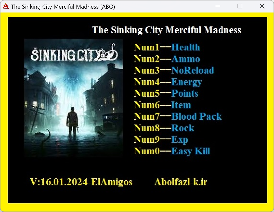 The Sinking City - Merciful Madness Trainer +10