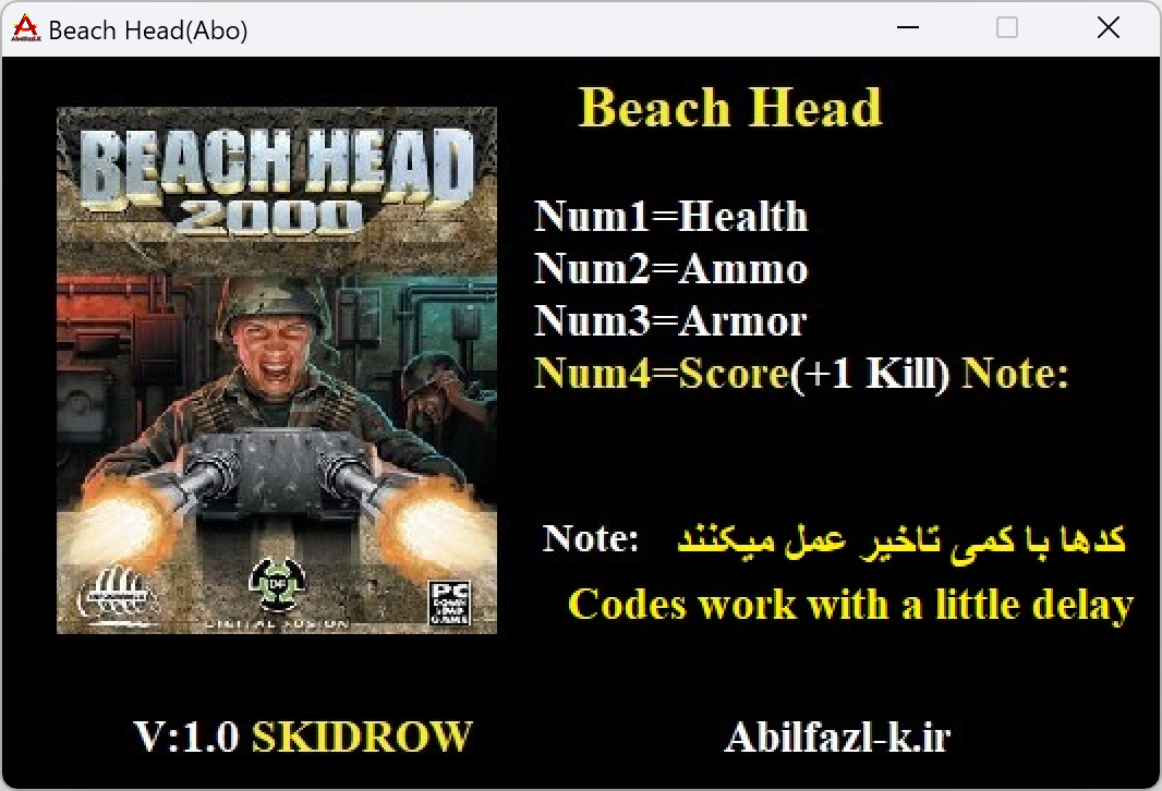 Beachhead 2000 Trainer +4