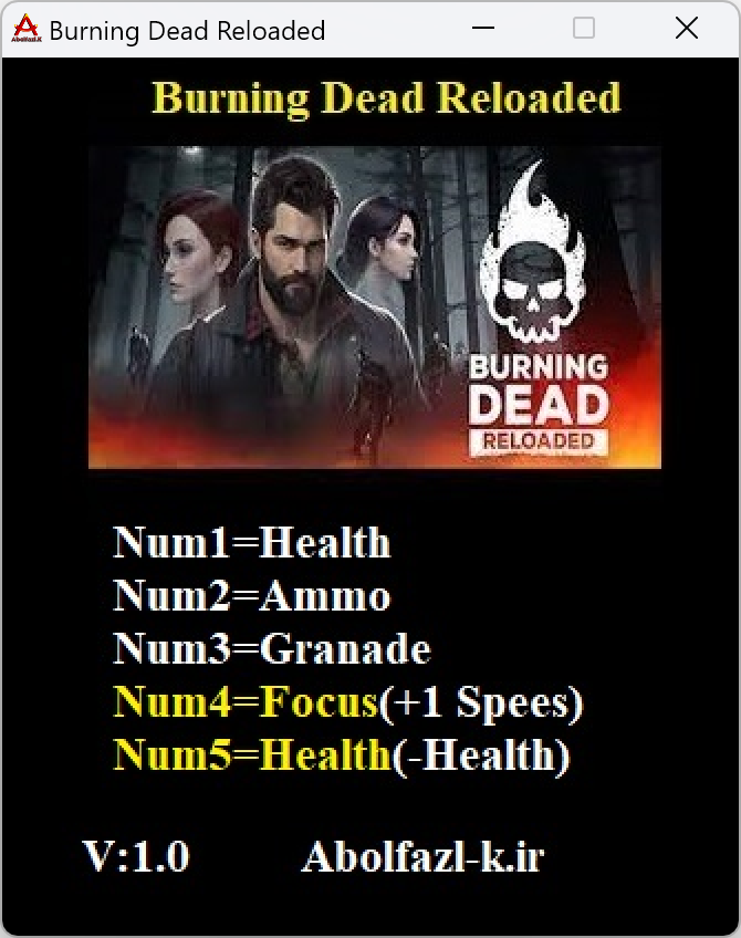 Burning Dead Reloaded Trainer +5