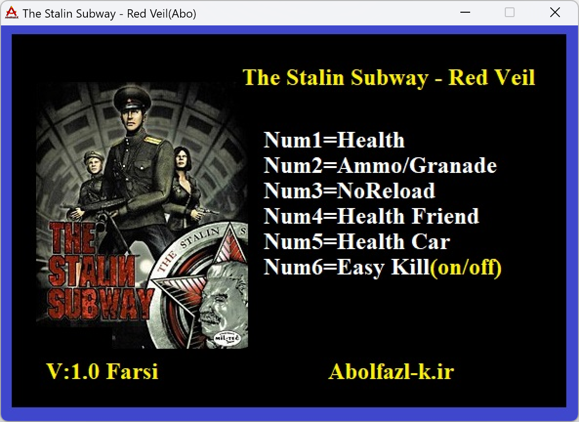 The Stalin Subway: Red Veil Trainer +6