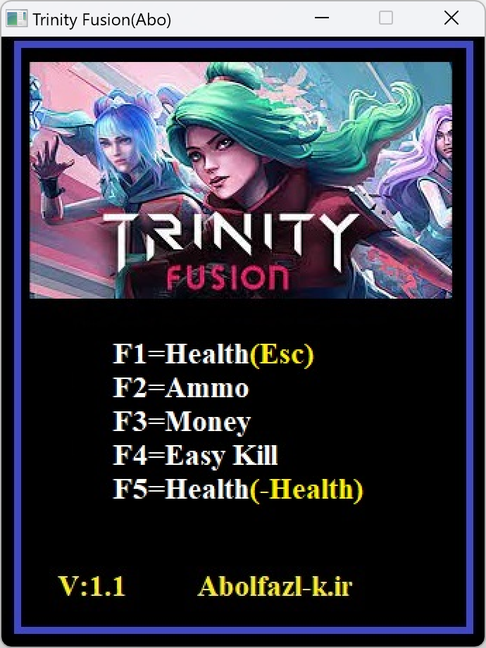 Trinity Fusion v1.1 Trainer +5