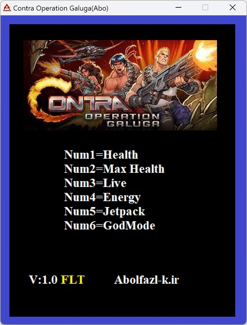 Contra: Operation Galuga Trainer +6