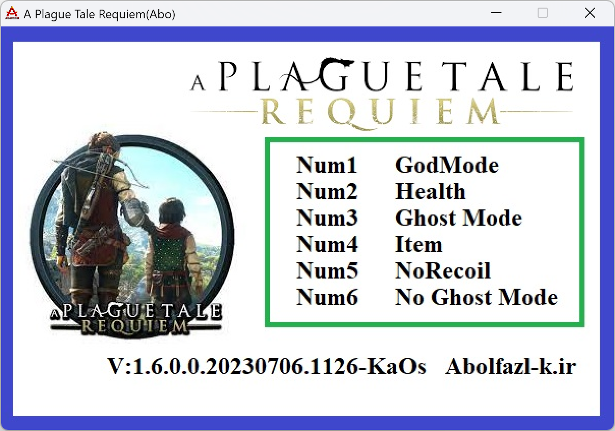 A Plague Tale: Requiem v1.6.0.0.20230706.1126 Trainer +6