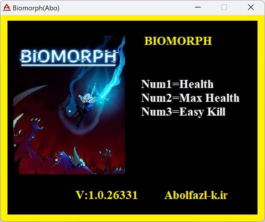 Biomorph v1.0.26331 Trainer +3