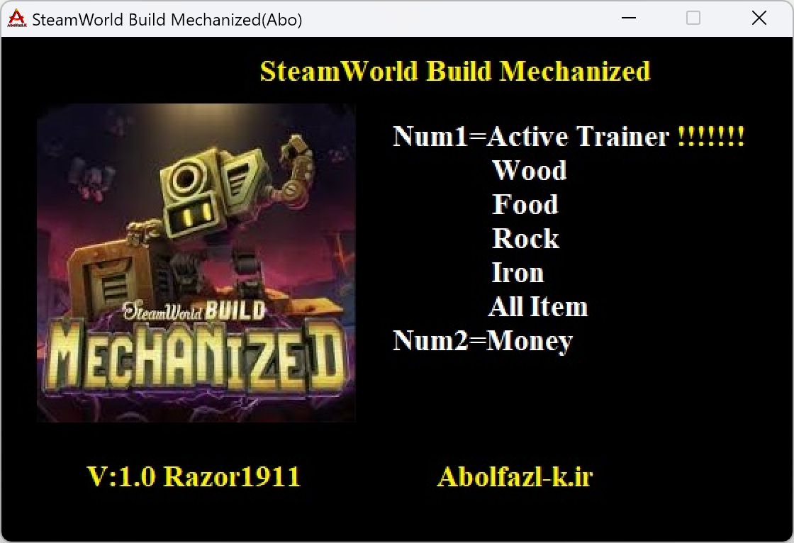 SteamWorld Build: Mechanized Trainer +6