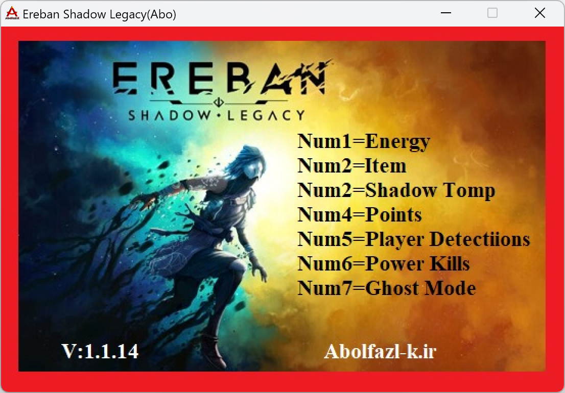 Ereban: Shadow Legacy v1.1.14 Trainer +7