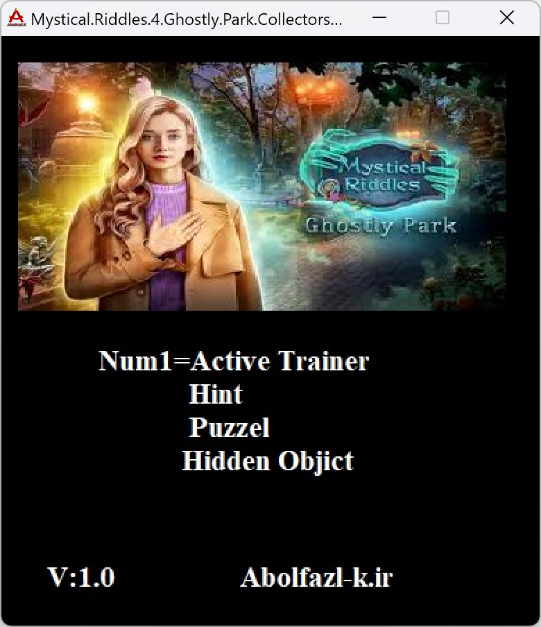 Mystical Riddles: Ghostly Park Collector's Edition Trainer +3