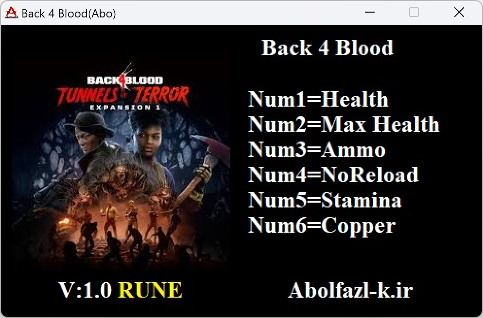 Back 4 Blood Trainer +6