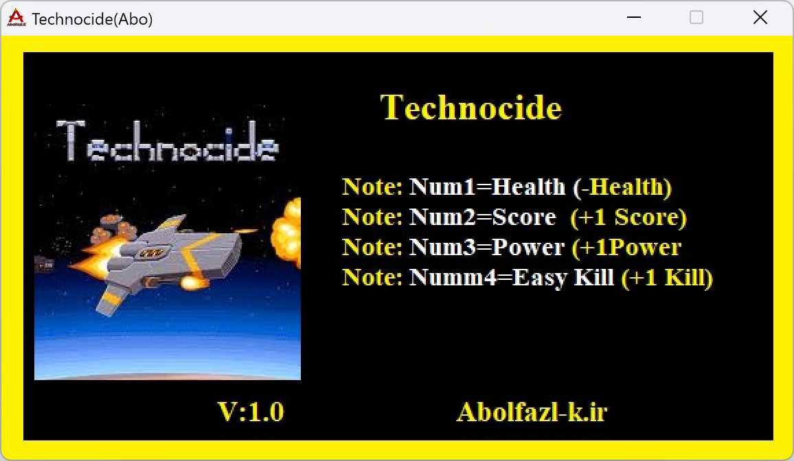 Technocide v1.0.3.1 Trainer +4