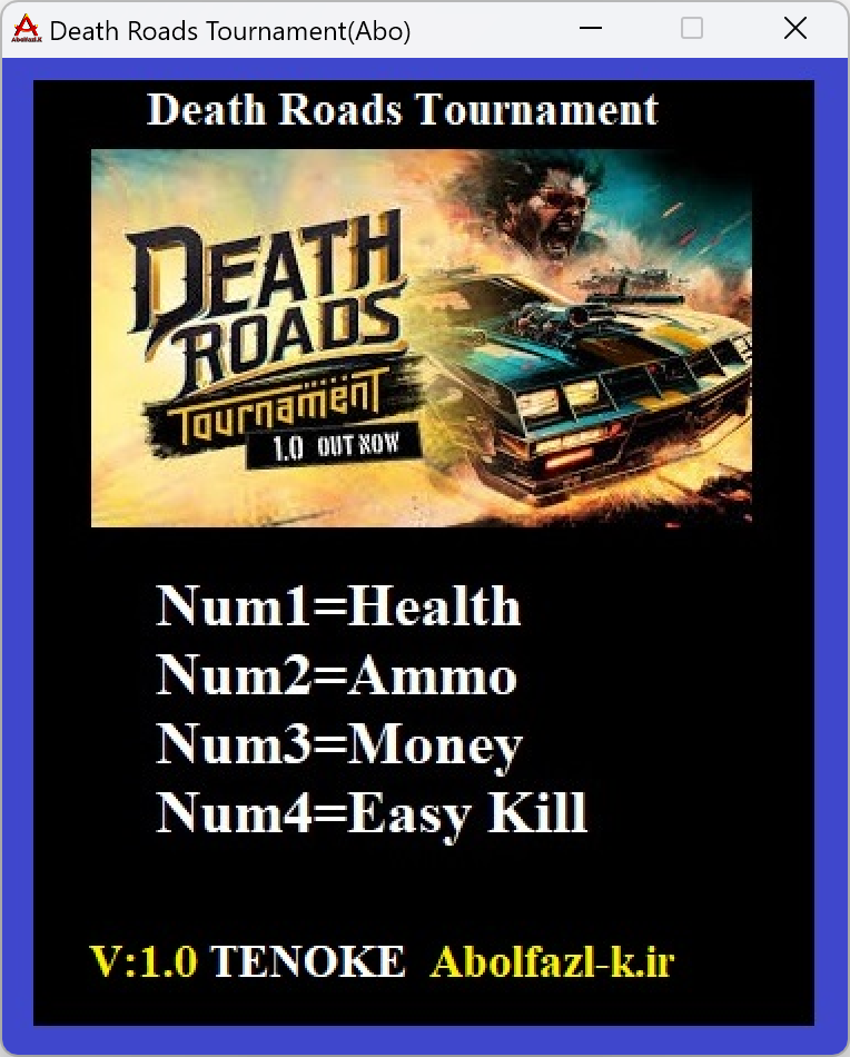 Death Roads: Tournament Trainer +4