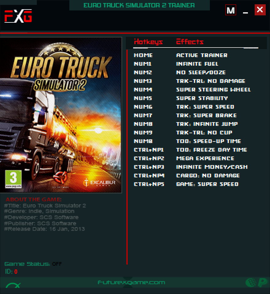 Euro Truck Simulator 2 v1.50.x.x Trainer +15