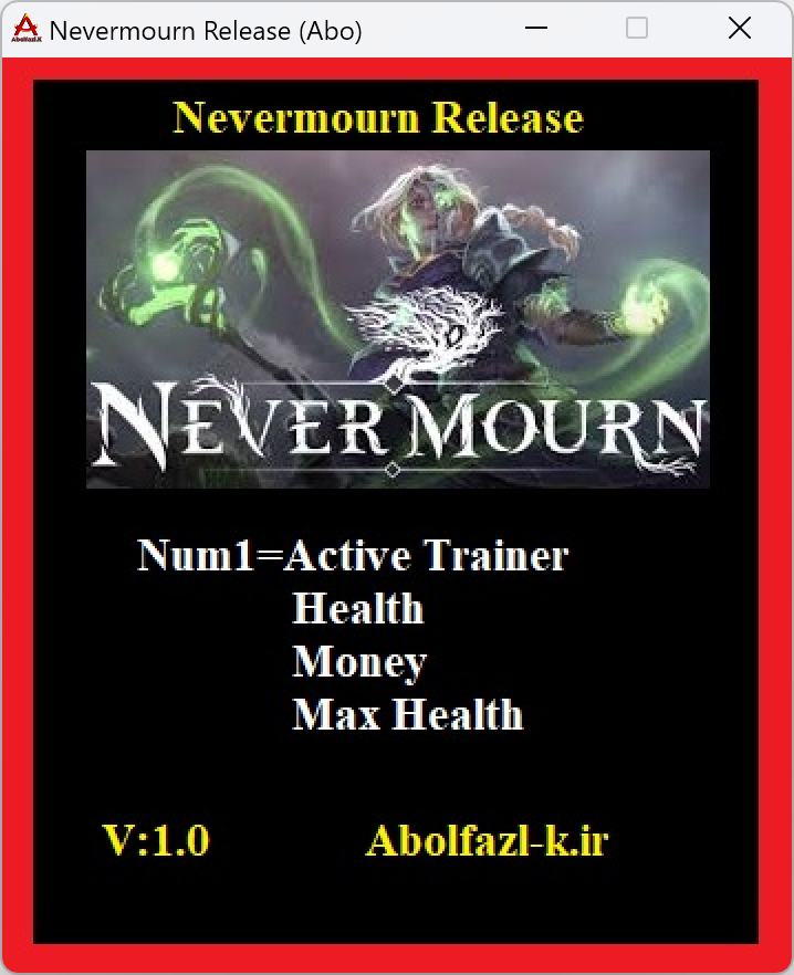 Never Mourn Trainer +3