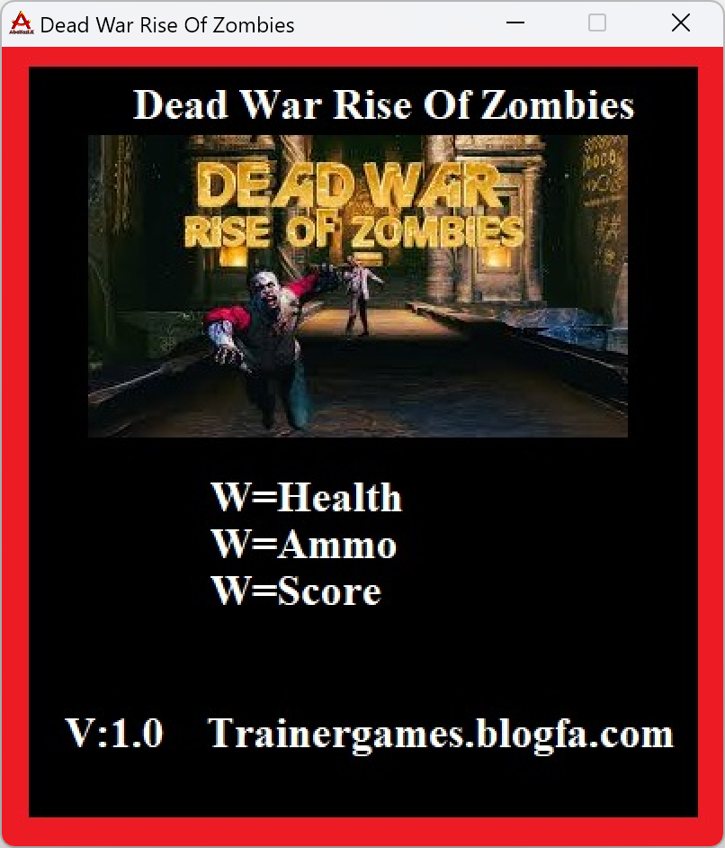 Dead War Rise Of Zumbies Trainer +3