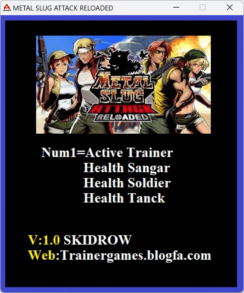 METAL SLUG ATTACK RELOADED Trainer +3