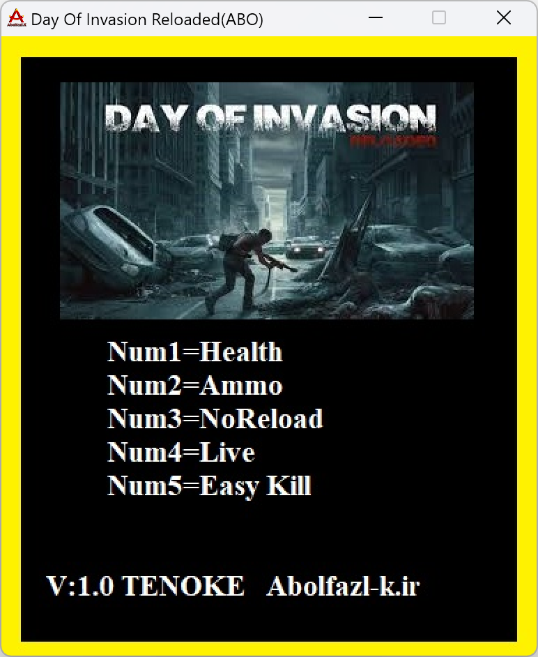 Day of Invasion: Reloaded Trainer +5