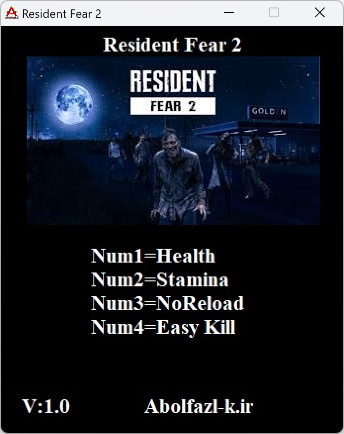 Resident Fear 2 Trainer +4