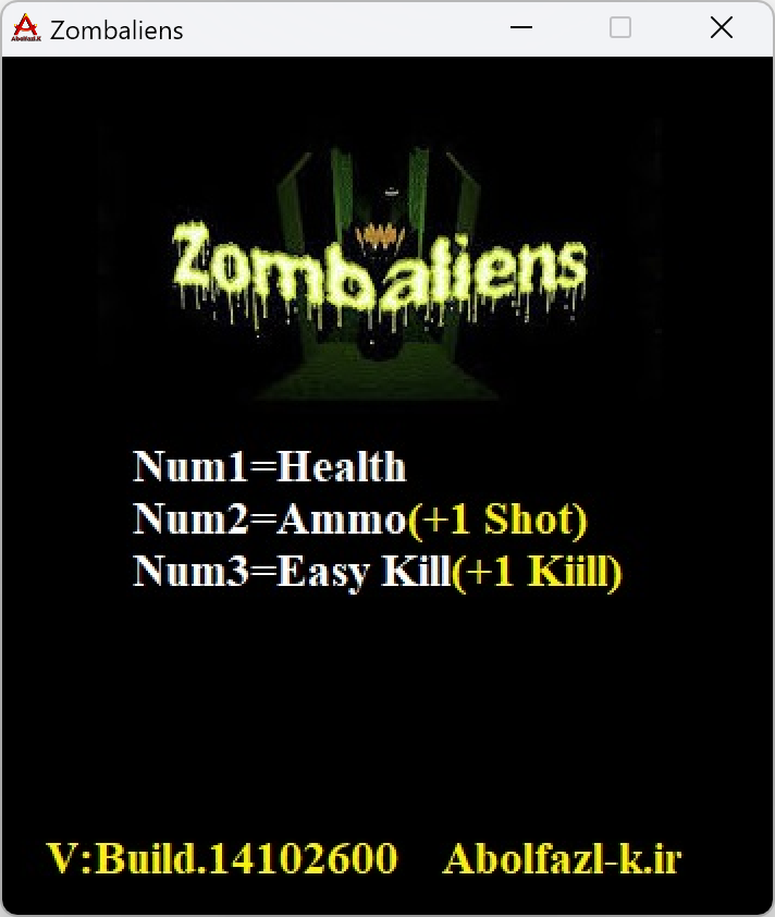 Zombaliens vBuild 14102600 Trainer +3