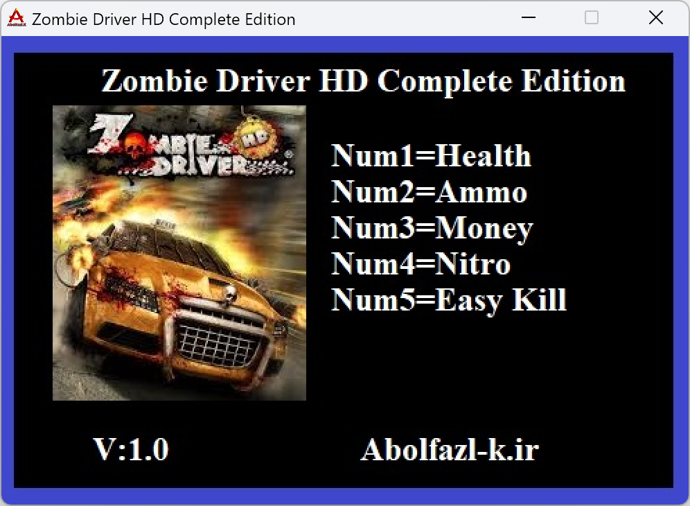 Zombie Driver HD Trainer +5