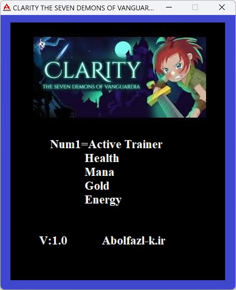 Clarity: The Seven Demons of Vanguardia Trainer +4