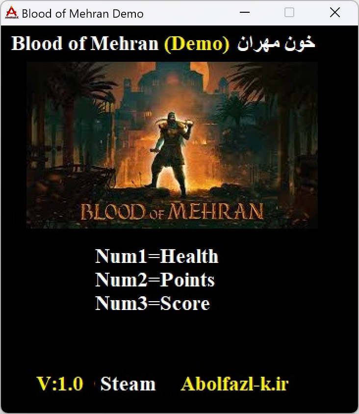 Blood of Mehran (Demo) Trainer +3